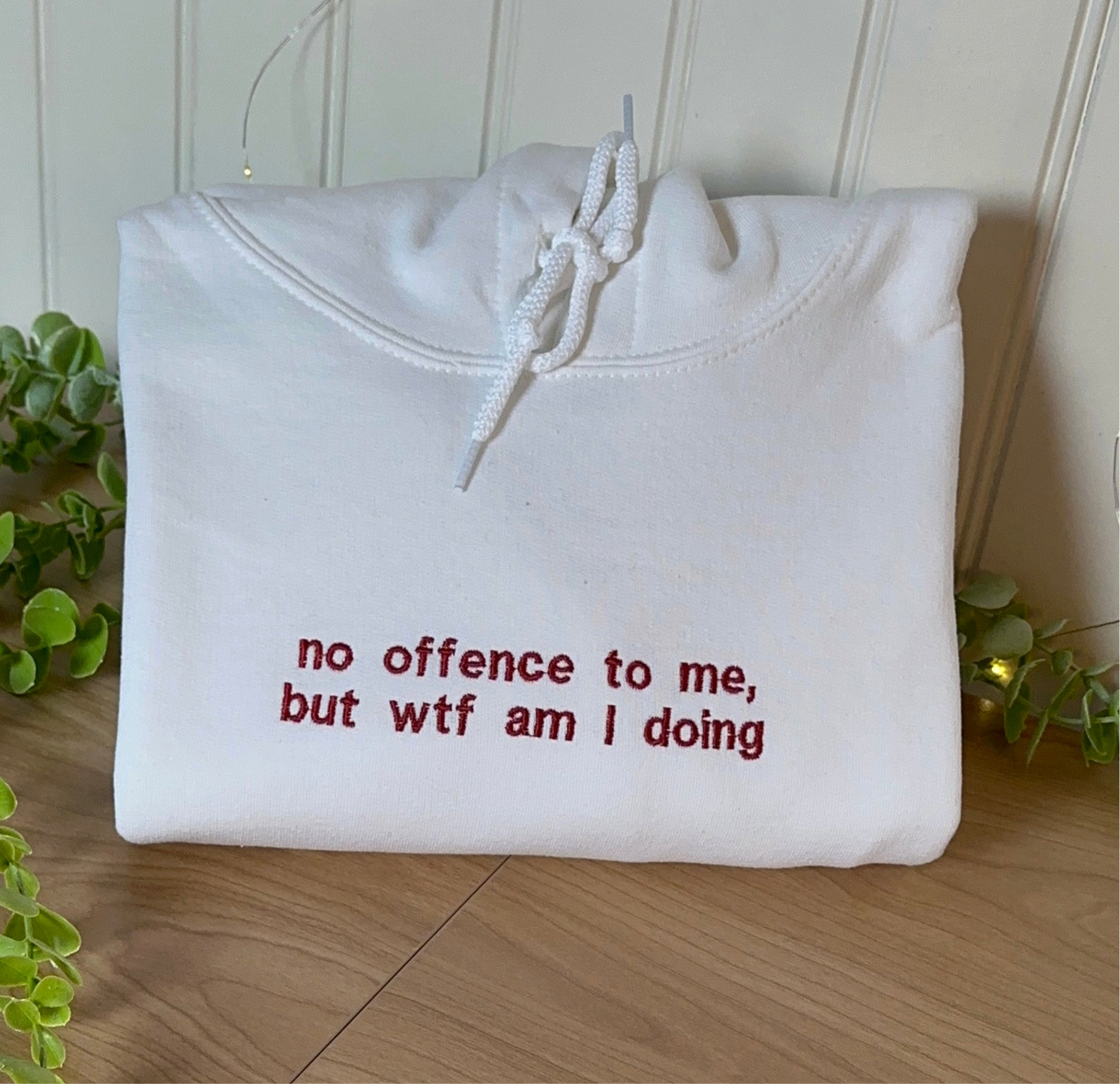 Hoodie with your own text