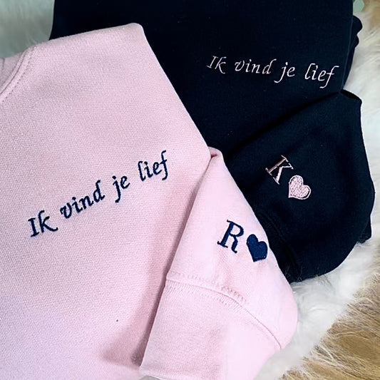Hoodie met eigen tekst